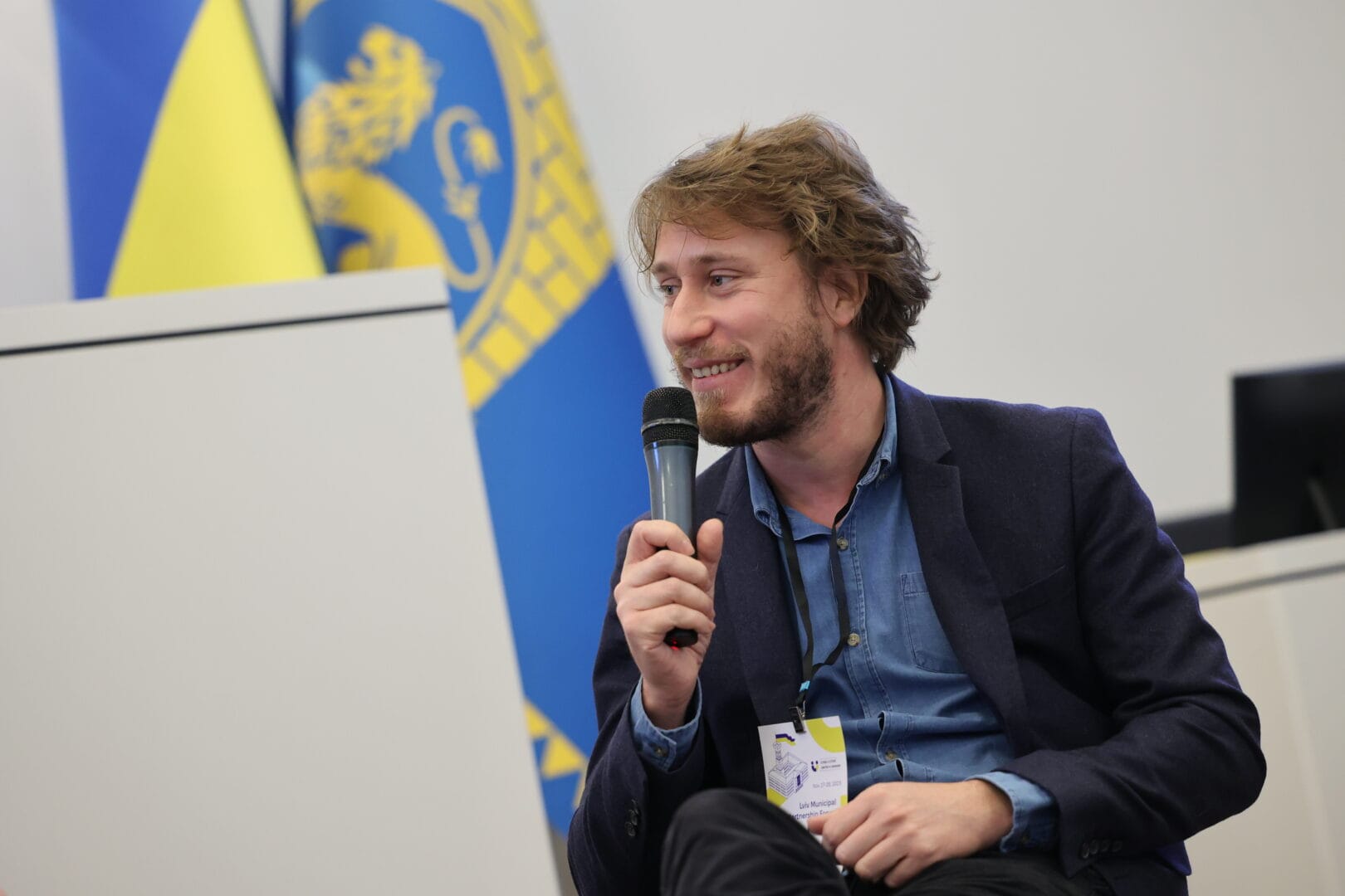 Едвард Мейор на Форумі муніципального партнерства у Львові
