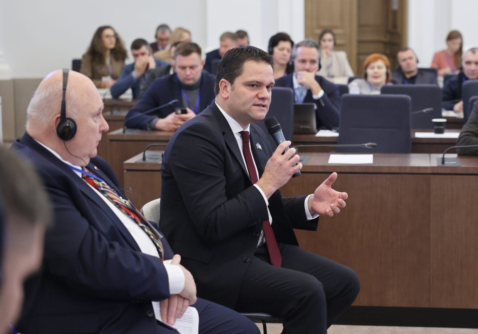  Тібо Гіньяр на Львівському форумі міжмуніципального партнерства, 2023