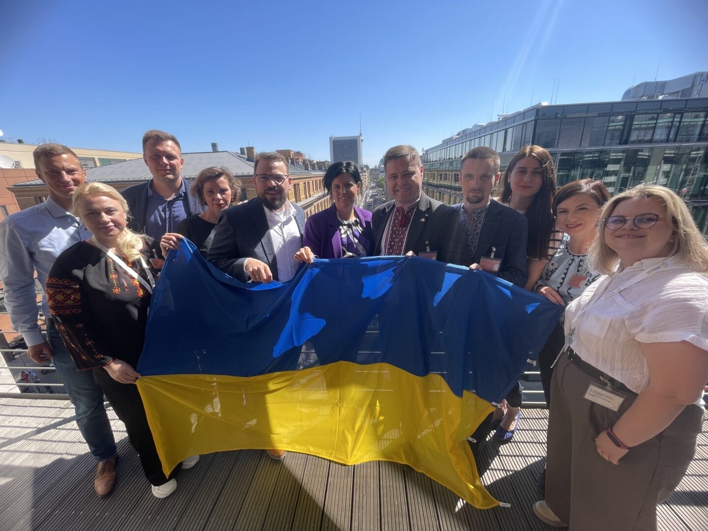 Photo: Delegation at the meeting with Member of the Bundestag Martin Gassner-Hertz, Free Democrats